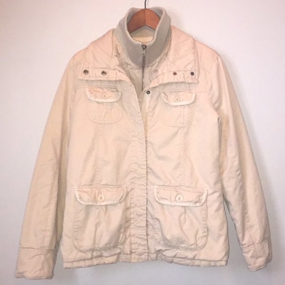 Roots 73 Khaki Quilted Utility Jacket - Picture 1 of 11